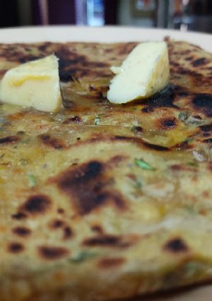 A picture of Cauliflower paratha.
