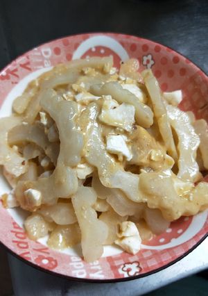 鹹蛋苦瓜 的食譜成品照片