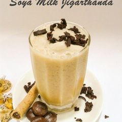 A picture of Soya milk Jigarthanda.