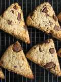 Banana & Oats Scones with Dark Chocolate (No Flour, No Egg)