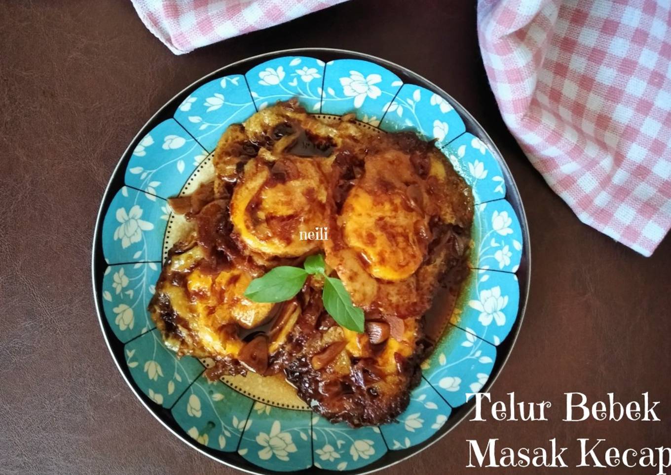 Telur Bebek Masak Kecap
