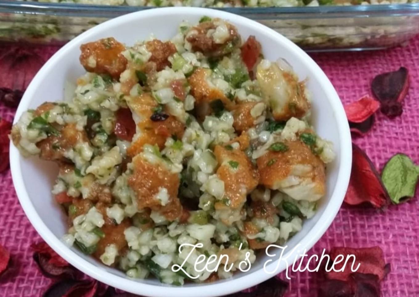 Bulgur Wheat and Chicken Salad