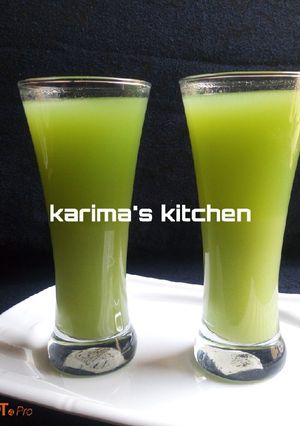 A picture of Cucumber lemonade.