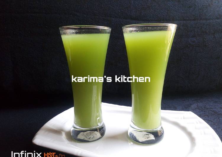 Steps to Prepare Cucumber lemonade in 10 Minutes for Young Wife