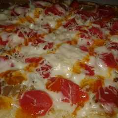 Pizza teflon hemat gak ribet রেসিপির প্রধান ছবি