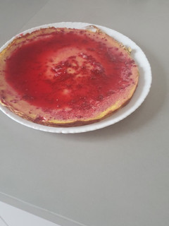 Una foto de Cheesecake de mora! Keto. Sin azúcar y sin gluten. 😁