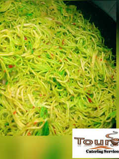 A picture of Simple fried spaghetti.
