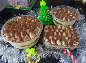 Foto resep Dessert Box Tiramisu (versi lokal, no mascarpone, no cream cheese)