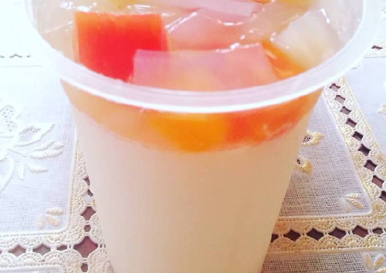 Puding Tahu Fruit Cocktail