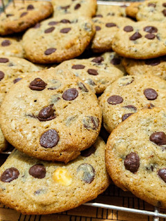 Foto de Cookies de baunilha com gotas de chocolate