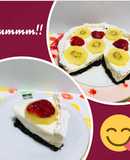 Cheesecake con leche de coco!!