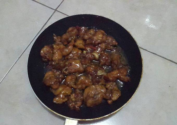 Ayam Goreng Tepung Saus Tiram