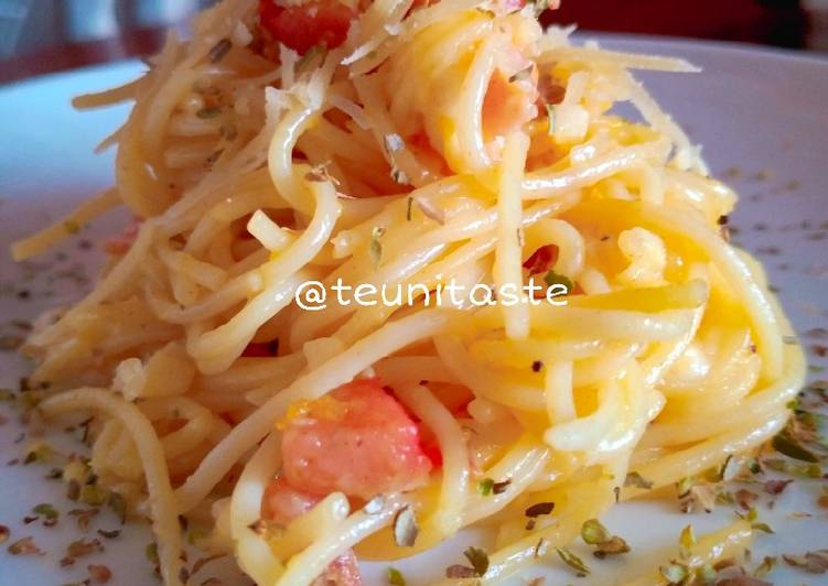 Resep Spaghetti Carbonara yang Bisa Manjain Lidah