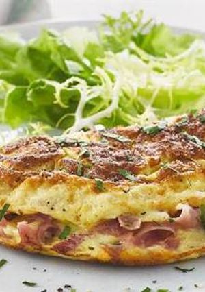A picture of Cheese tomato omelet.