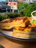 Savoury Cheese Melt & Ham French Toast