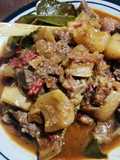Renggicek (rendang daging cecek) ala saya
