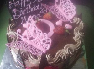 Foto resep Kue ultah kupu kupu centil