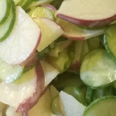 A picture of Creme radish salad.