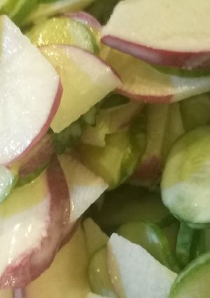 A picture of Creme radish salad.