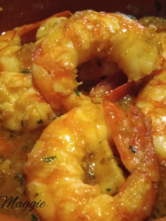 Una foto de Gambas al ajo y pimentón