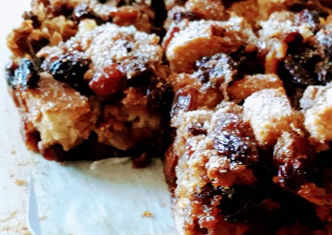 Vegan bread pudding