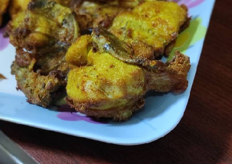 Resep @ENAK Ayam Goreng Kuning Ungkep (Bonus Tempe/Tahu) menu masakan harian