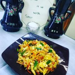 Cheese Chinese vegetables Omlete A picture of Cheese Chinese vegetables Omlete.