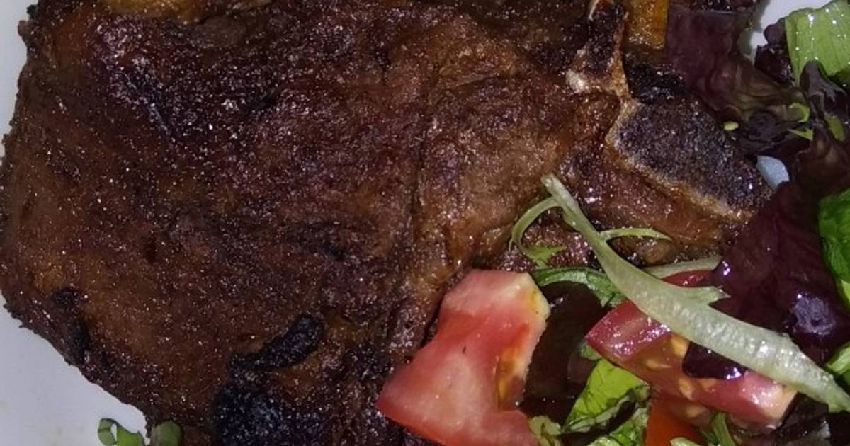 Braai Tbone steak Recipe by Lau Cookpad
