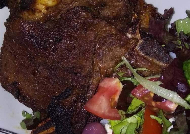 Recipe of Super Quick Braai T-bone steak