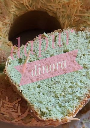 Foto resep Bolu Pisang panggang (sedikit pasta pandan) by: dapur dinora