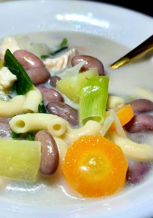 Foto resep Sup Ayam Brenebon Macaroni Susu (846)