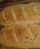 Pan de ajo y cebolla con jengibre (improvisado)