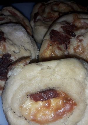 Una foto de Roscas de fiambre y queso