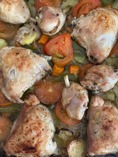 Una foto de Pollo asado