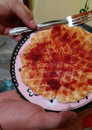 Una foto de Waffles básicos