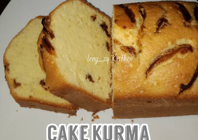 Cara membuat Cake Kurma