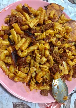 عکسی از دستور ماکارونی فرمی