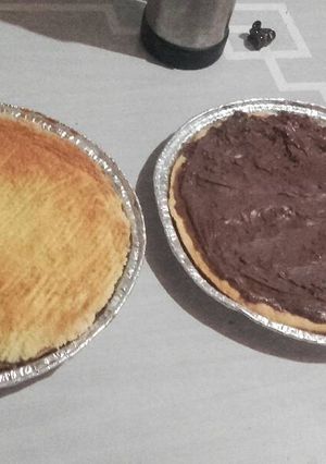 Una foto de Tarta de coco o de chocolate!