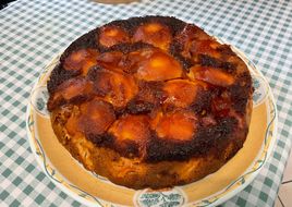 Gâteau aux coings façon tatin