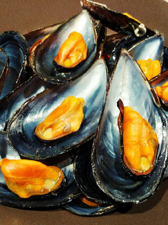 Una foto de Mejillones al vapor