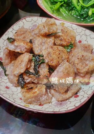 酥炸芋粿(素) 的食譜成品照片