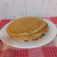 A picture of Egg less pancakes.