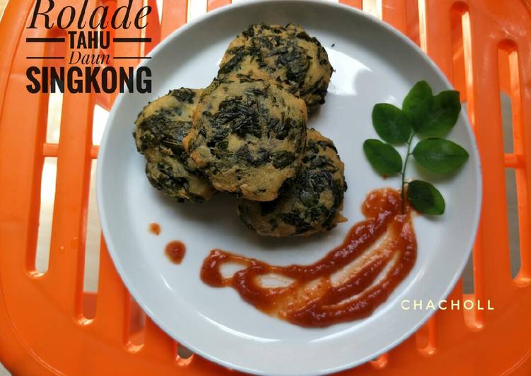 Rolade tahu daun singkong