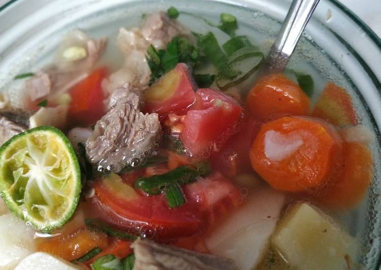 Resep Sop daging iga kuah bening Yang Enak