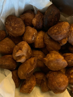 Una foto de Buñuelos de banana con avena