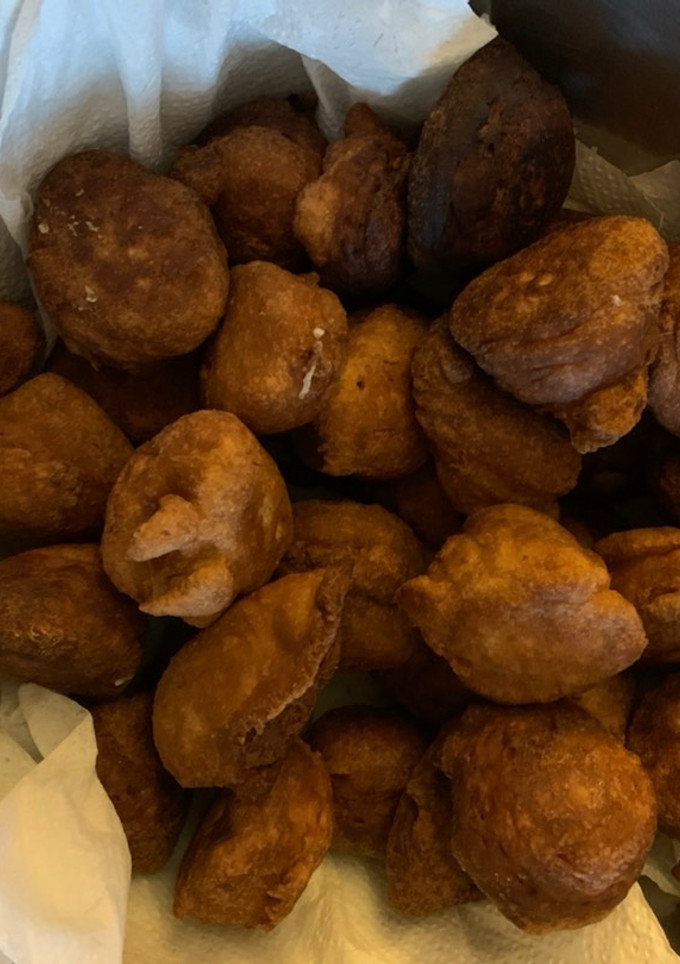 Una foto de Buñuelos de banana con avena