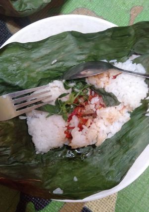 Foto resep Nasi Bakar teri