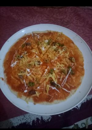صورة لوصفة بيتزا الطاجين