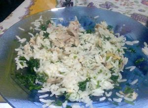 Una foto de Arroz con pollo y perejil
