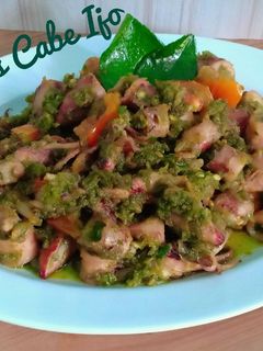 Foto resep Cumi Tumis Cabe Ijo